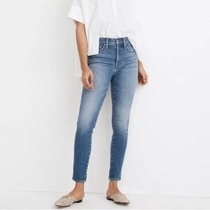 NWT Madewell 10" High-Rise Skinny Crop Jeans in Sheffield Wash, size 27